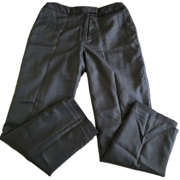 Jones Basics Pants Women 12 Gray Wool Lined Office Mature No Stretch - Picture 15 of 16